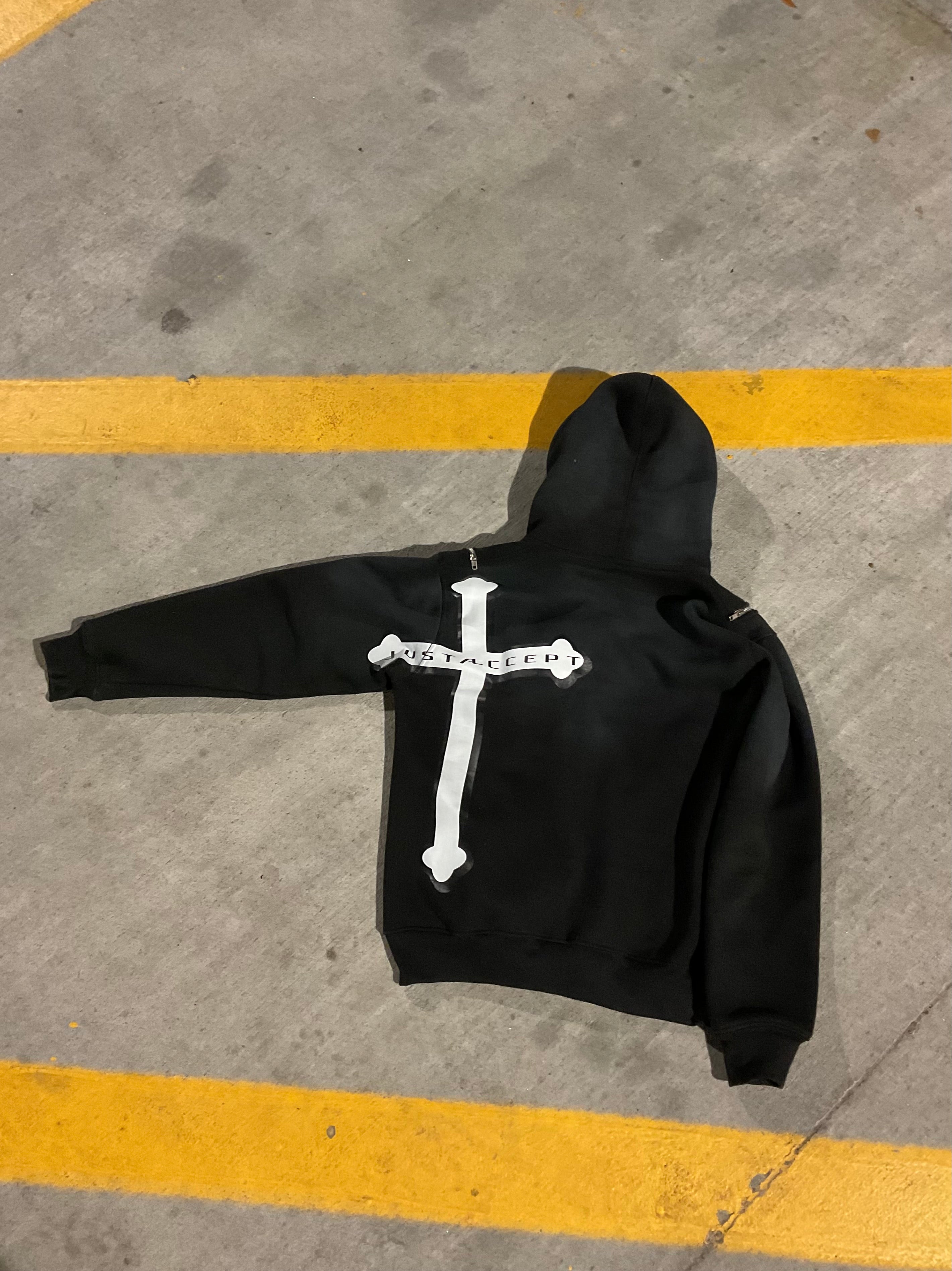 Black RIH 3 Zip Hoodie