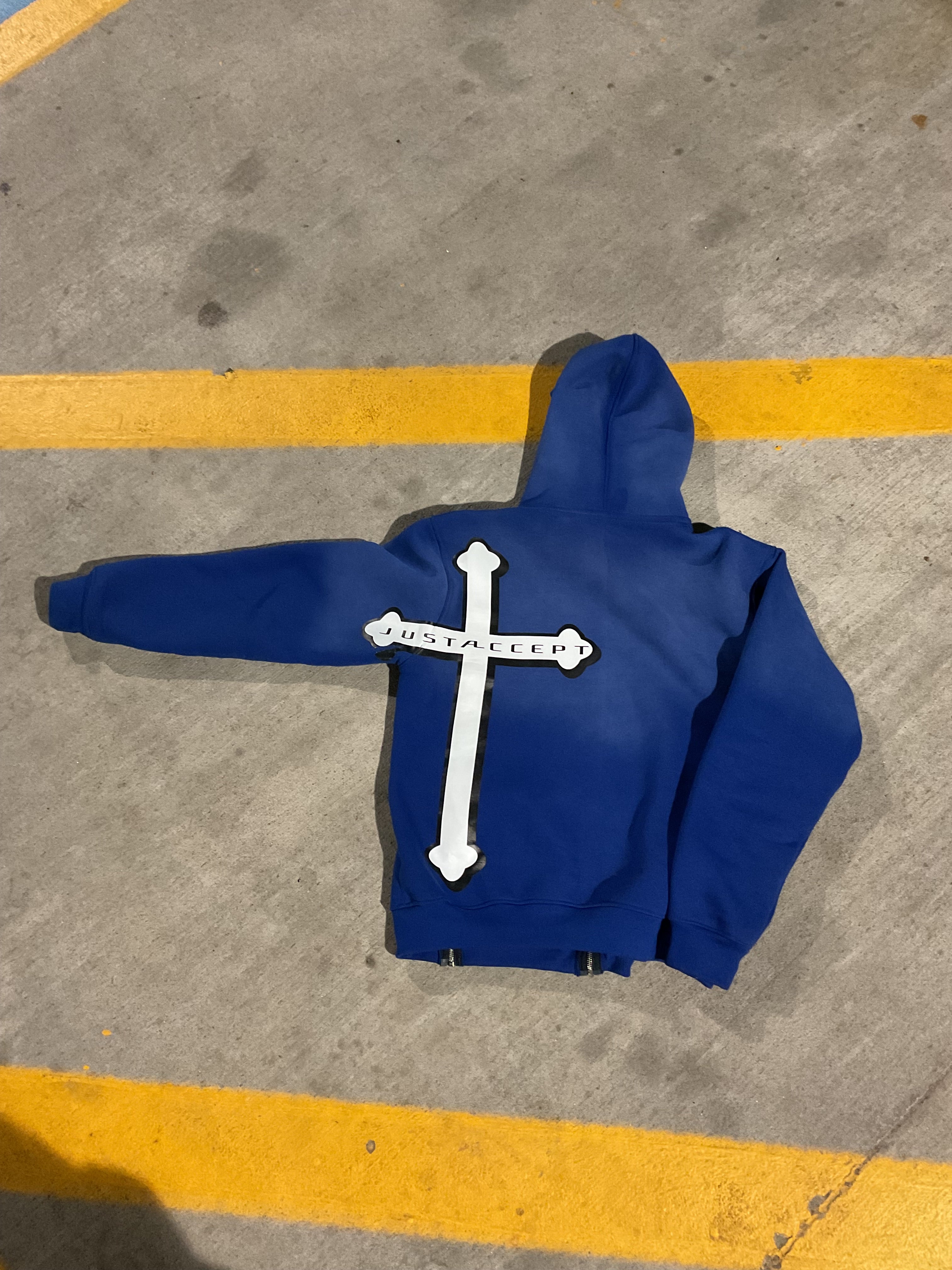 Blue RIH 3 Zip Hoodie